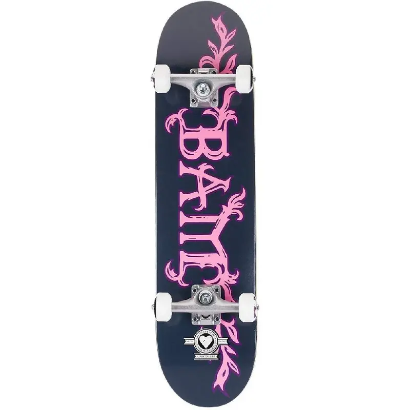 Heart Supply Bam Growth Skateboard – 7.5" Blue/Pink Deck 1