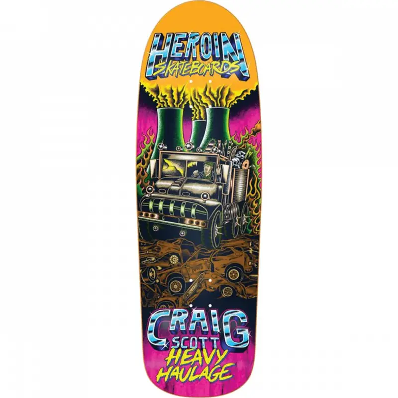 Heavy Haulage 9.5" Heroin Skateboard Deck 1