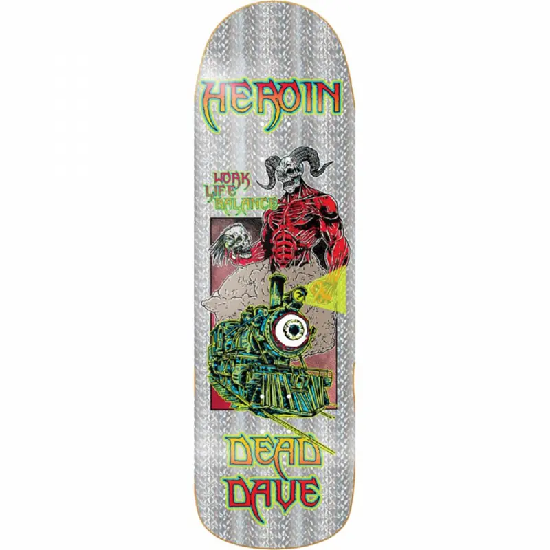 Heroin Dead Dave Hellscape – 10.1-Inch Edgy Artistic Skate Deck 1