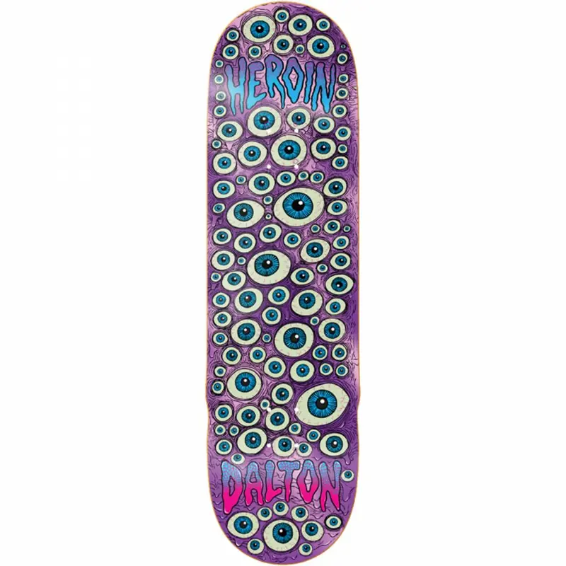 Heroin Dern Eyes – 8.62-Inch Precision-Cut Skateboard Deck 1