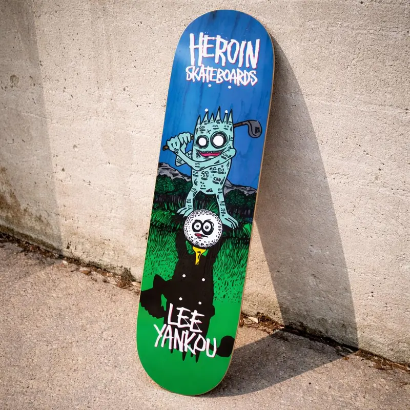Heroin Yankou Golf Imp – 8.25-Inch Pro-Grade Skateboard Deck 1