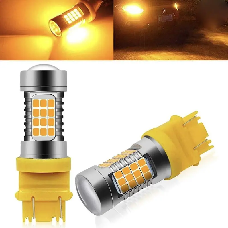 High-Intensity Amber Led 3157 Turn Signal Bulbs – Super Bright Replacement 1