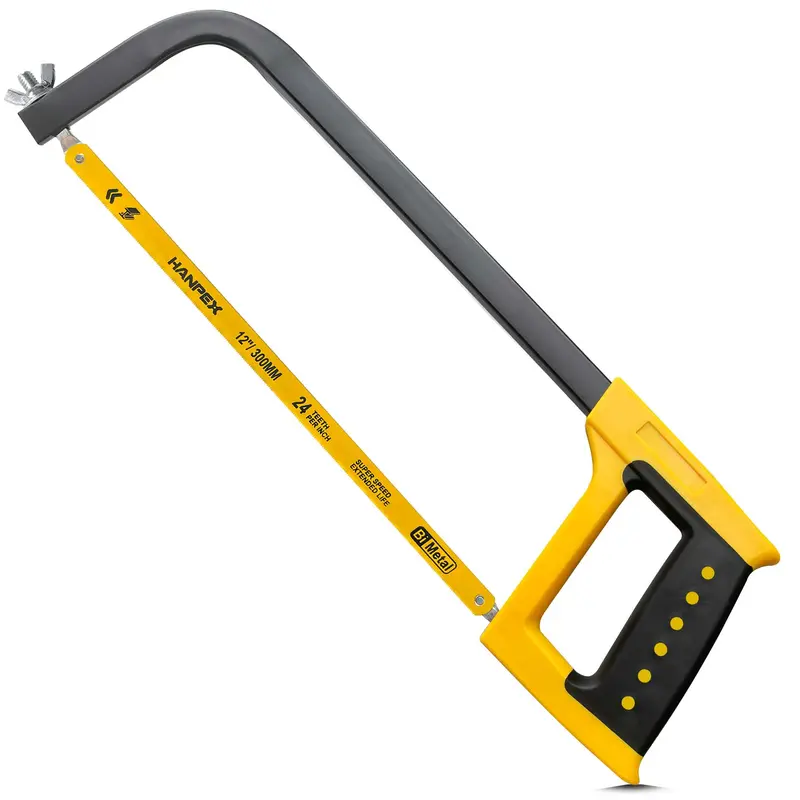 High-Tension Frame Saw With 24 Bimetal Blades – Multi-Material Cutting Tool 1