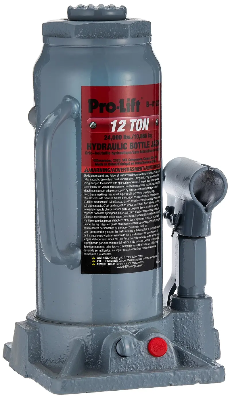 Industrial-Grade 12-Ton Hydraulic Bottle Jack With Precision Pressure Control 1