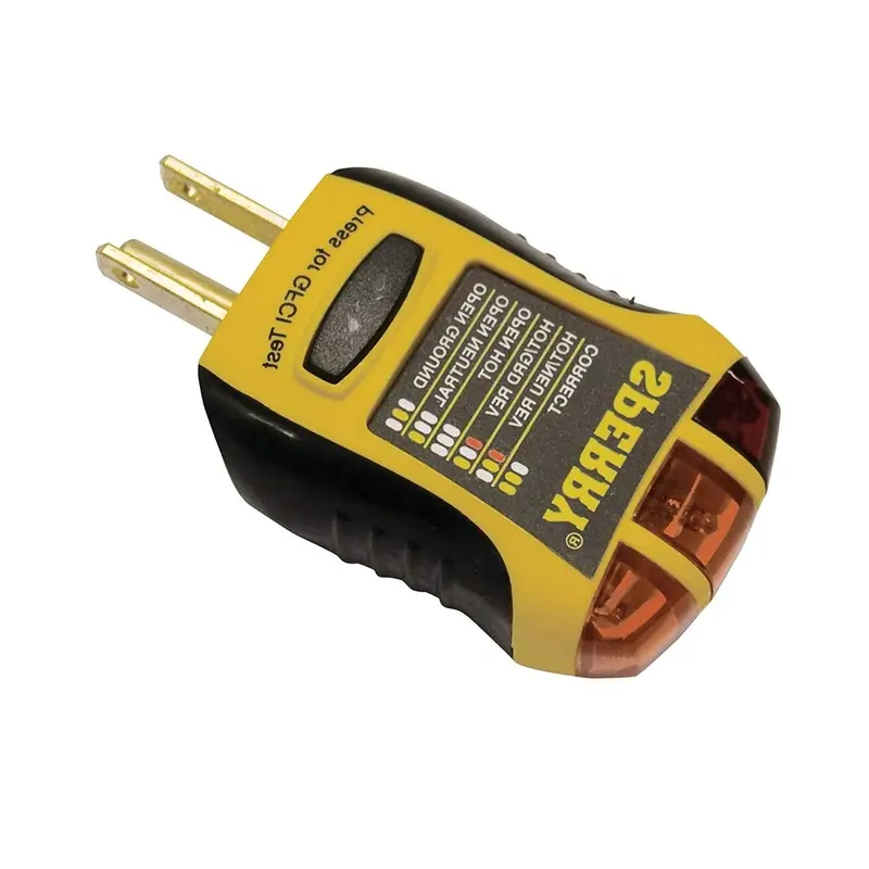 Instruments Gfi6302 Gfci Receptacle Tester For Ground-Fault Circuit Interrupter Verification 1
