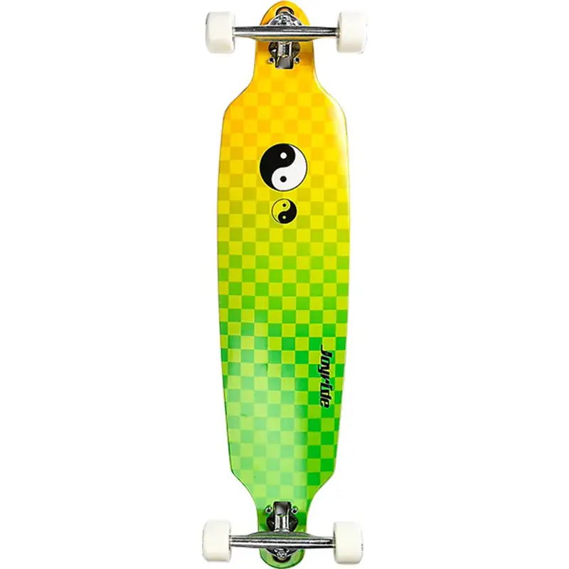 Joyride Ying Yang Green-Yellow Fade 39-Inch Drop-Through Longboard 1