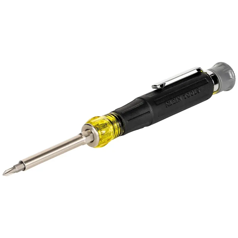 Klein Tools 13-In-1 Pocket-Clip Precision Screwdriver – Magnetic Multi-Tip Tool With Nut, Slotted, Phillips & Torx Drivers 1
