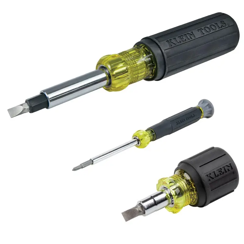 Klein Tools 3-Piece Multi-Bit Screwdriver And Nut Driver Combo Kit 1