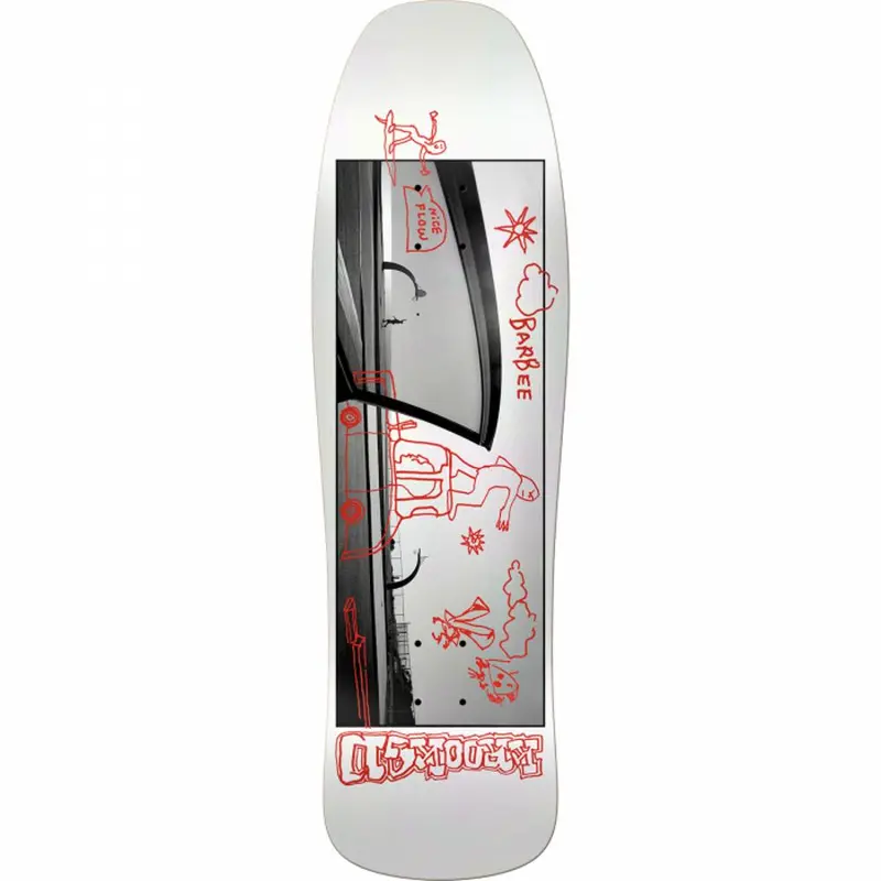 Krooked Barbee Aperture 9.5" Wide Skateboard Deck 1
