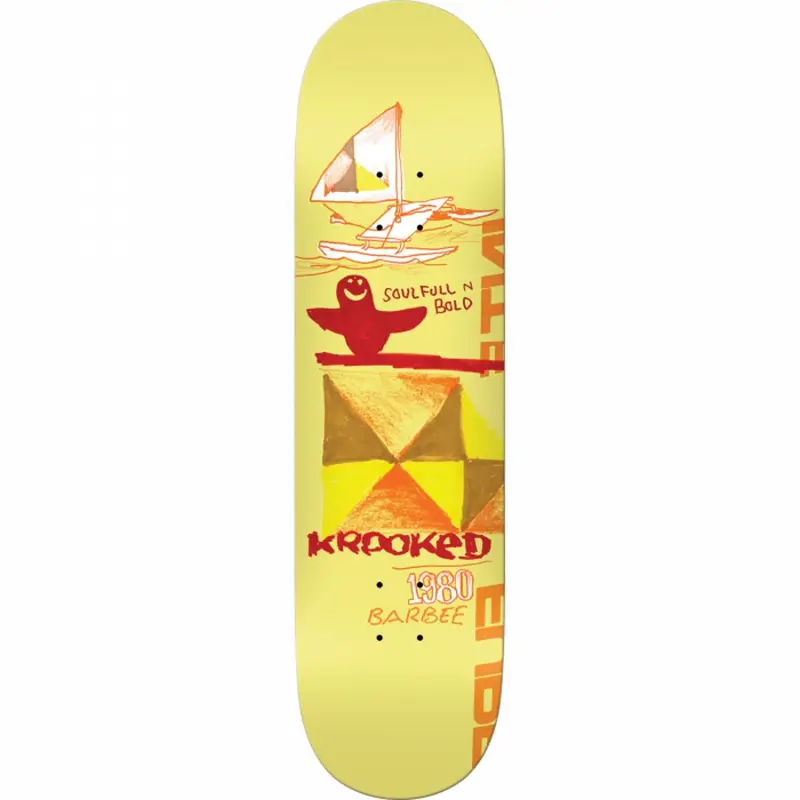 Krooked Barbee Soulful 8.5" Complete Skateboard Deck 1
