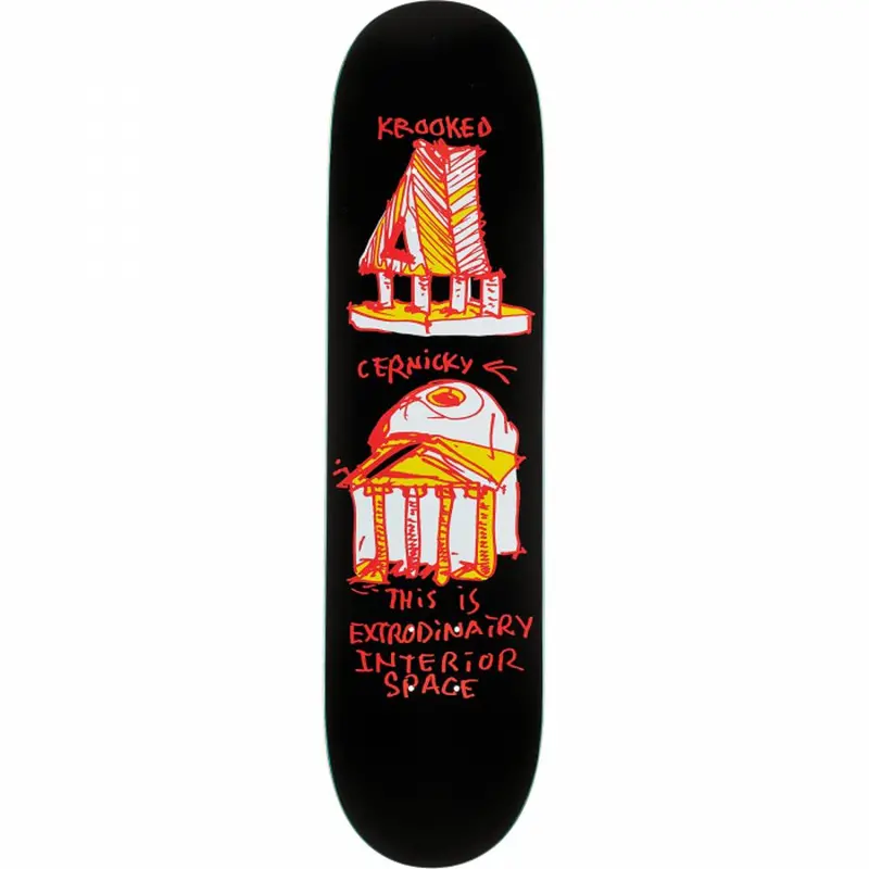 Krooked Cernicky Socrates 8.06-Inch Skateboard Deck 1