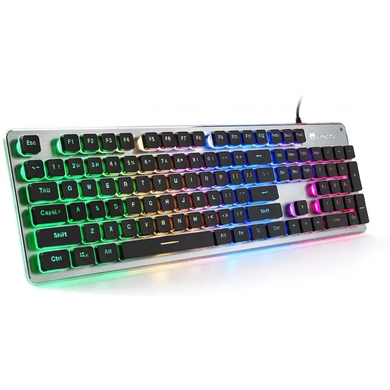 Langtu 104-Key Mechanical Gaming Keyboard – Rgb Backlit Membrane Design 1