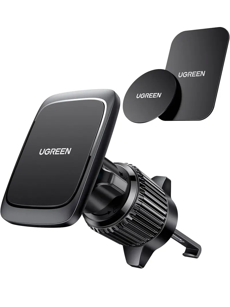 Large-Panel Magnetic Car Mount – Vent-Mounted Phone Holder For Iphone 15–11 & Galaxy S23/S22 Ultra 1