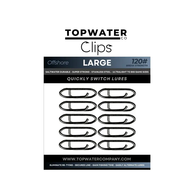 Large-Speed Swivel Clips – 120-Lb Test Heavy-Duty Terminal Attachment 1