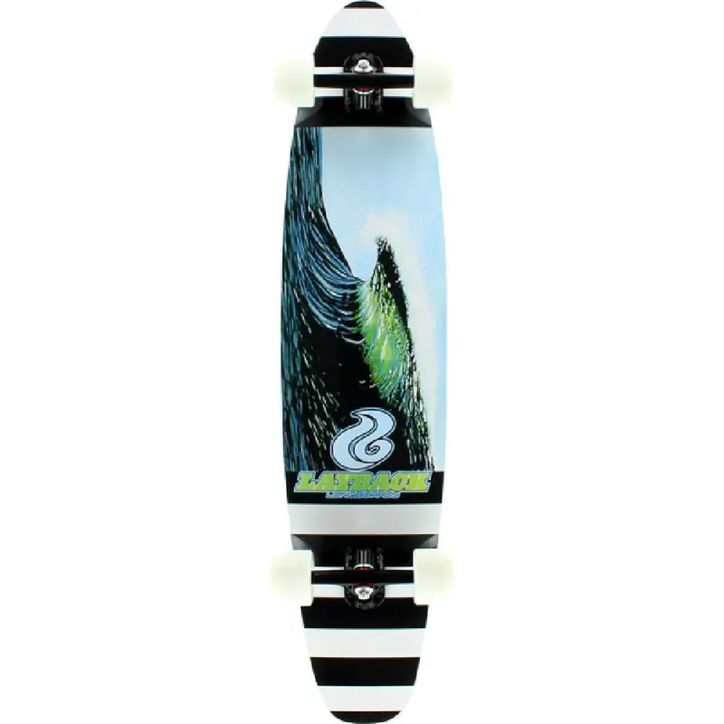 Layback New Wave 40-Inch Kicktail Longboard Complete 1