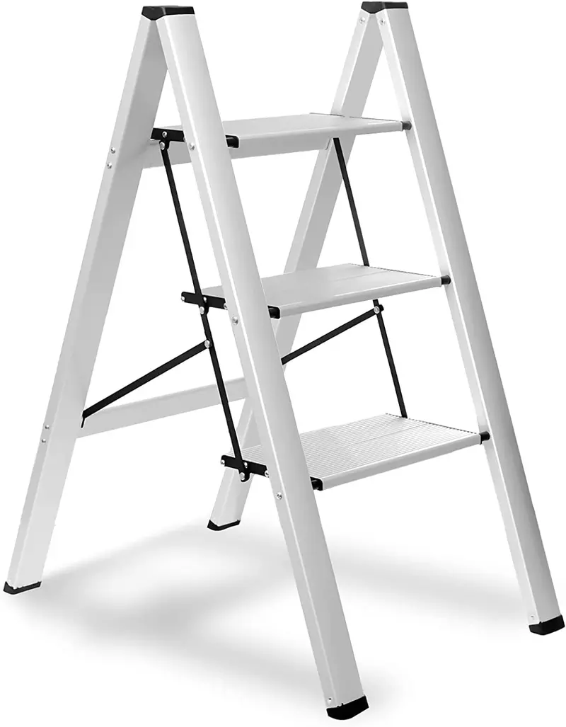 Lightweight 3-Step Folding Step Stool – Anti-Slip, Portable Home & Office Ladder (150 Kg Capacity) 1