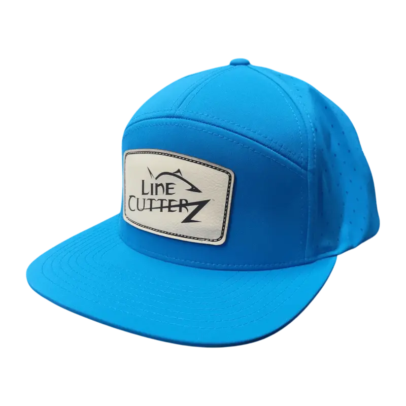 Line Cutterz 7-Panel Flat Bill Snapback Hat – Performance Fit 1
