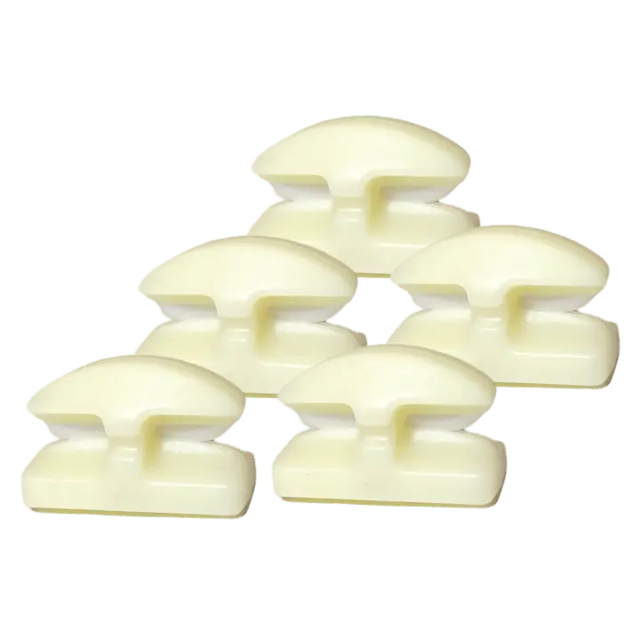 Line Cutterz Glow-In-The-Dark Peel-And-Stick Ceramic Flat Mounts – 5-Pack 1