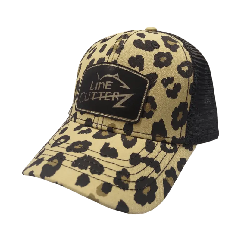 Line Cutterz Hidden Ponytail Fishing Hat – Breathable Twill Design 1