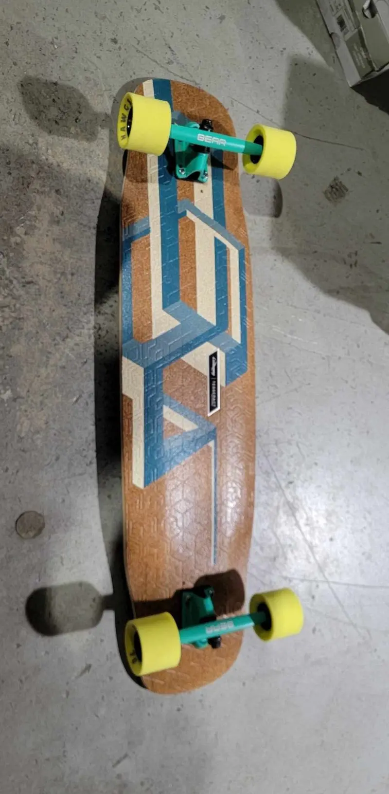 Loaded Basalt Tesseract Bamboo 39" Longboard – Dark Blue Limited Edition 1