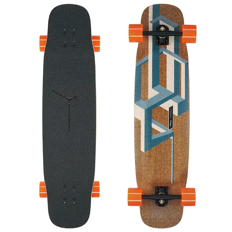 Loaded Basalt Tesseract Bamboo Dark Blue 39-Inch Longboard 1