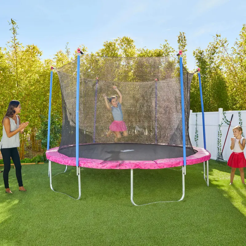 Lol Surprise™ 12-Foot Outdoor Trampoline With Safety Enclosure 1