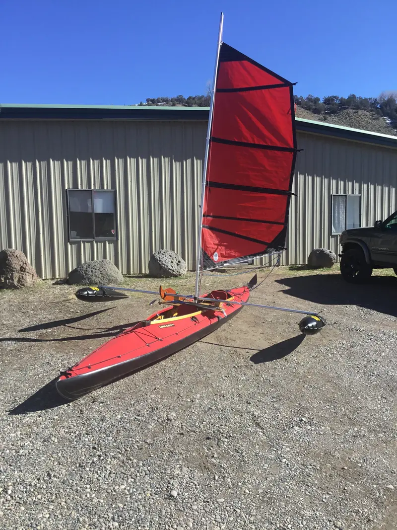 Long Haul Mk2 Quattro Kayak – Bsd 36 Sq Ft Sail Kit 1