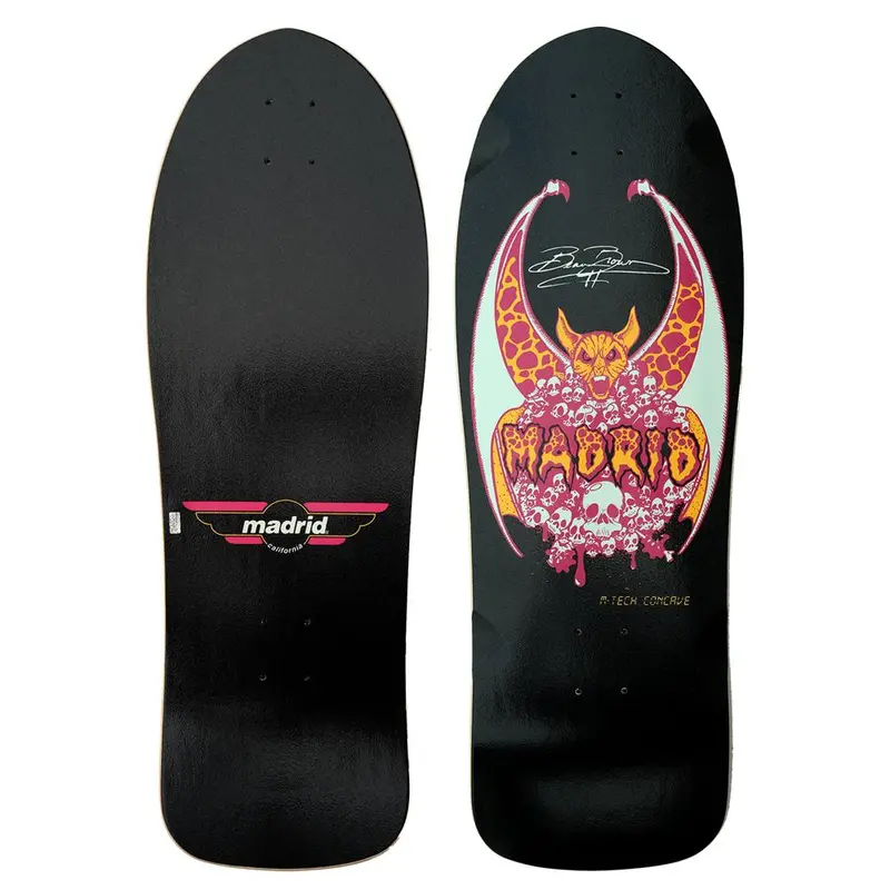 Madrid Retro Beau Brown Metallic Limited Edition 30.75" Old School Longboard Deck 1