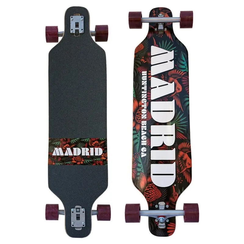 Madrid Trance Tropics 40-Inch Top-Mount Drop-Through Longboard 1