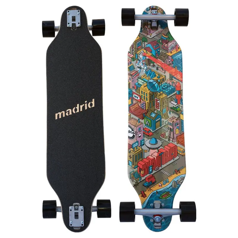 Madrid Weezer Madrid City 36-Inch Top-Mount Drop-Through Longboard 1