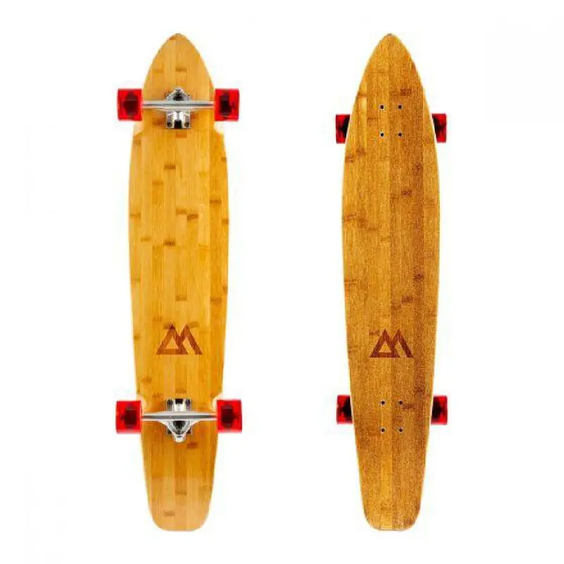 Magneto 44-Inch Kicktail Cruiser Longboard With Red Wheels 1