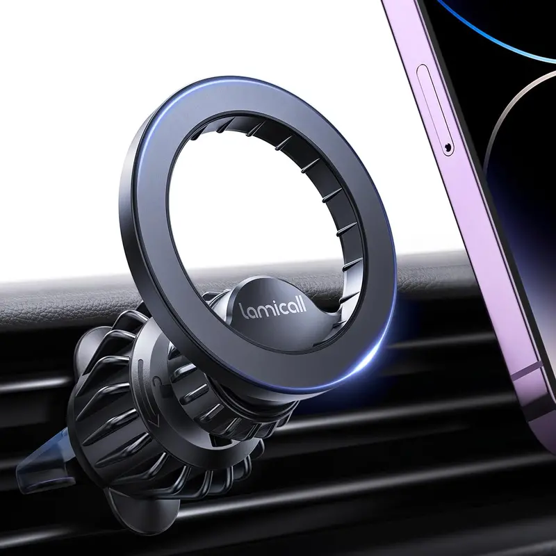 Magsafe Car Mount – 20-Strong Magnet Base Compatible With Iphone 16–12 Pro Max & Magsafe Cases 1