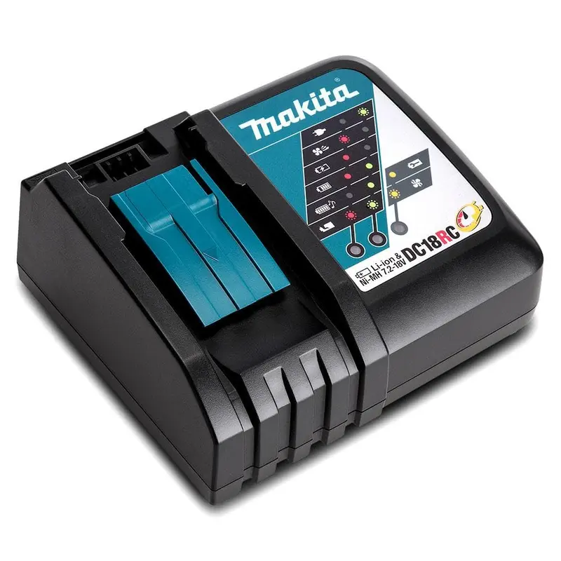Makita 9A Lithium-Ion Fast Charger – 0.36H Full Charge, 3000Mah Capacity Support 1