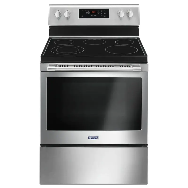 Maytag Ymer6600Fz 5.3 Cu Ft Electric Freestanding Range With Evenheat™ 1