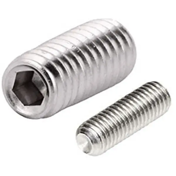 Metric Cup Point Set Screw – Full Thread, Case Hardened 1