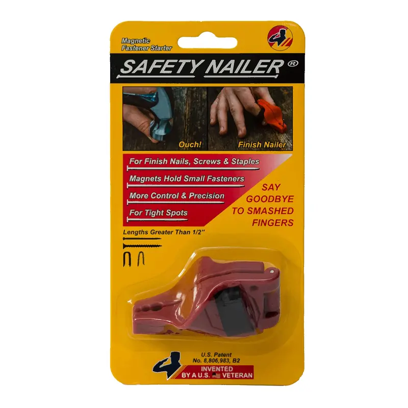 Mini Safety Nail Gun — For Finish Nails, Small Screws & Staples 1