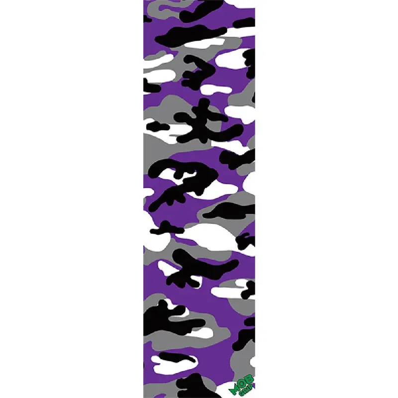 Mob Camo Purple Grip Tape Sheet For Skateboards 1