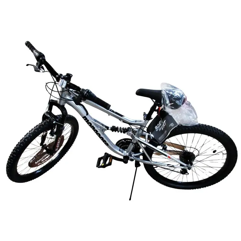 Mongoose Limestone 24-Inch Youth Mountain Bike – Gray 1