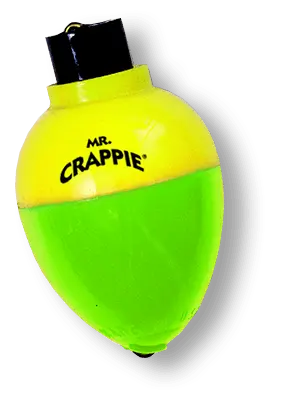 Mr. Crappie Rattling Pear-Shaped Float Bobber 1
