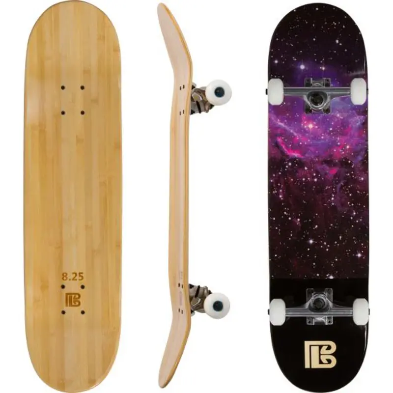 Nebula Cosmic Design Bamboo Skateboard 1