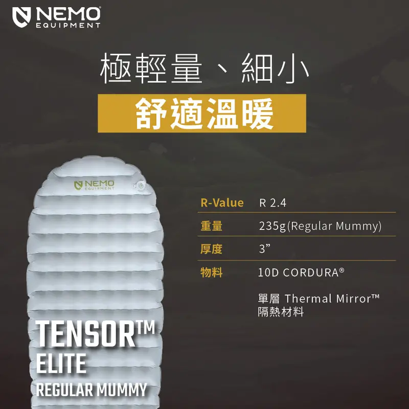 Nemo Tensor Elite 2026 Sleeping Pad – Next-Gen Ultralight Insulated Air Mattress For Year-Round Use 1