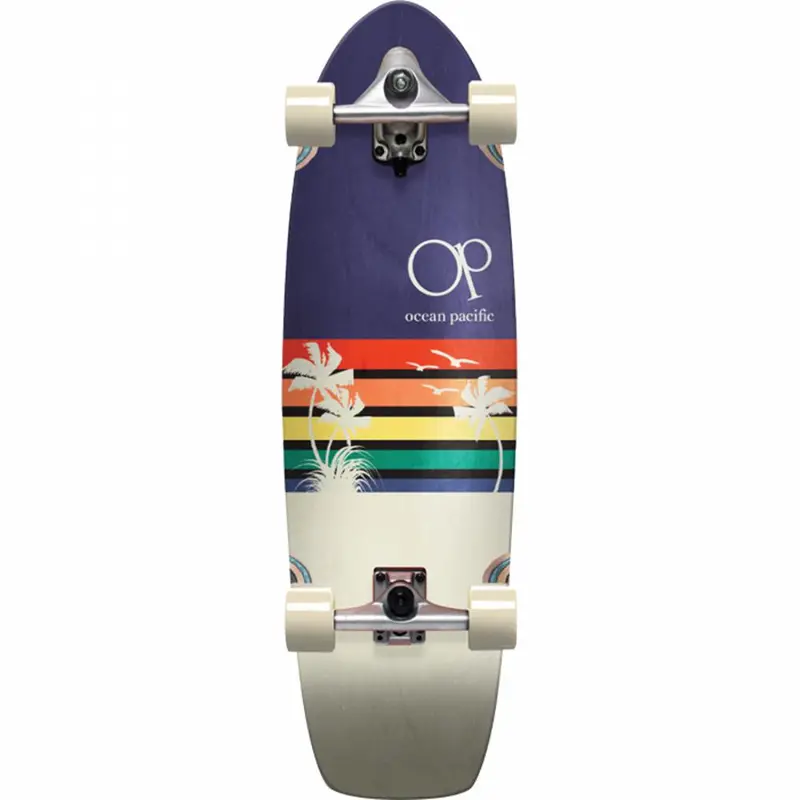 Ocean Pacific Sunset 33" Navy And Off-White Surfskate Cruiser 1