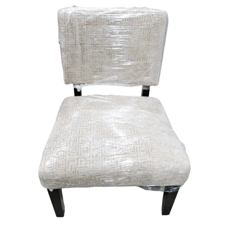 Office Star Jasmine Cream Fabric Dining Chair 1