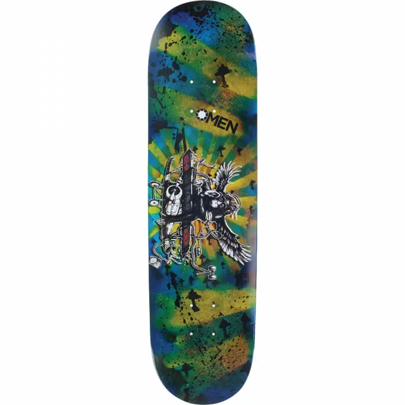 Omen Bombs Away Skateboard Deck – Urban 8.0" Street Design 1