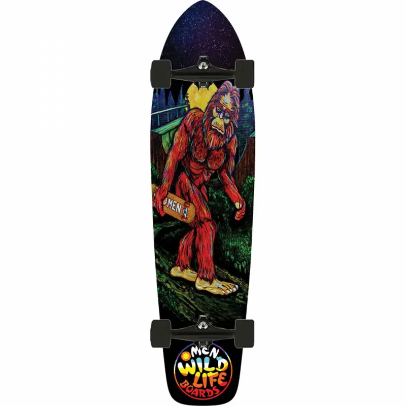 Omen Circle Bigfoot 40" Kicktail Longboard Board 1