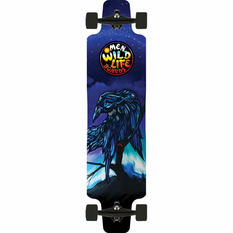 Omen Trickster Dominator 38.5-Inch Double-Drop Longboard Deck 1