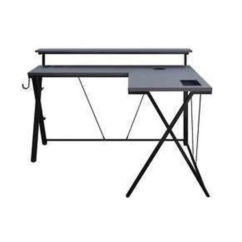 Osp Checkpoint L-Shaped Rgb Gaming Desk – Black Battlestation 1