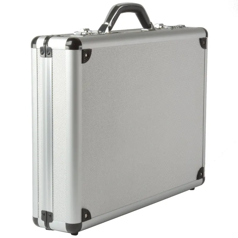Padded Aluminum Laptop Briefcase – Sleek, Professional Notebook Carrier For Men 1