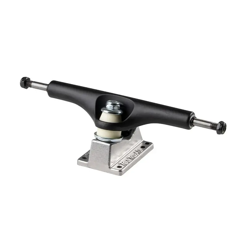 Paris Street 169Mm Matte Black & Raw Skateboard Trucks (Pair) 1