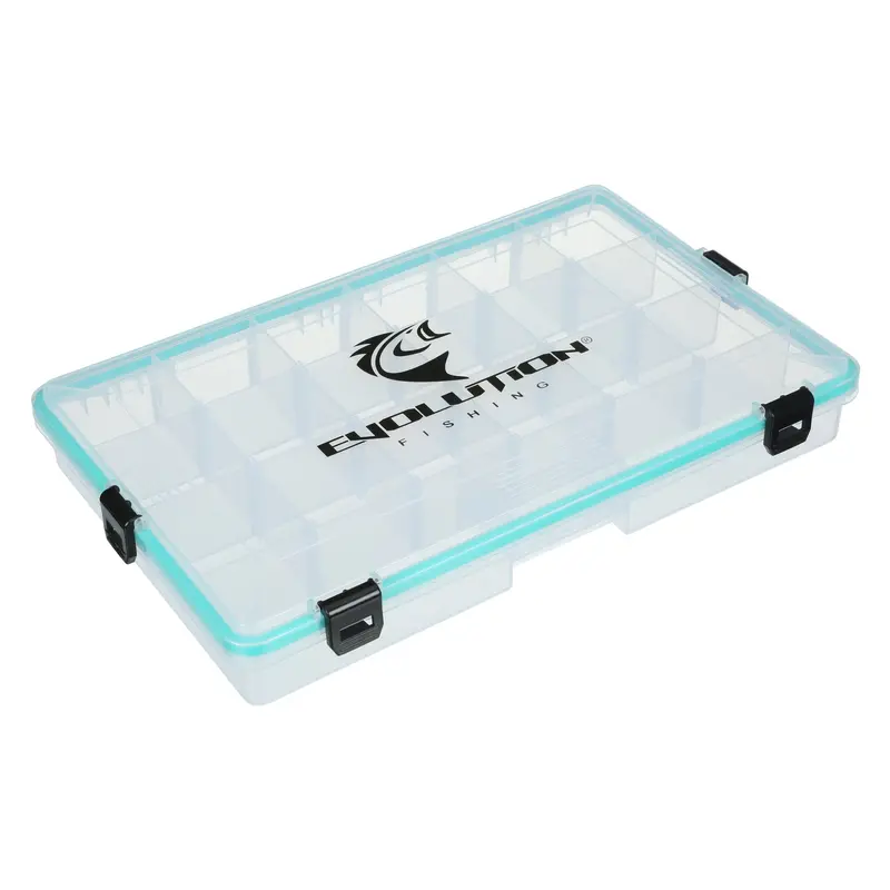 Pelican 3700 4-Latch Waterproof Storage Tray In Seafoam Green 1